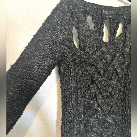 All Saints Sweater w/Cutouts - M/L - Picture 6 of 9